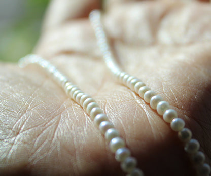 3mm pearl necklace