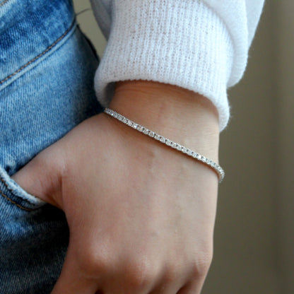 lab Diamond Tennis Bracelet