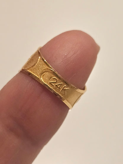 baby ring, dol ring, 1st birthday ring, baby angel ring, 24k ring, 돌반지, 백일반지, 24k solid gold ring for a baby, baptism ring, baby gift, gift