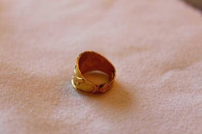 cross wing dohl ring, dol ring, hundredth day baby ring, 돌반지, 백일반지, 1st birthday ring, Korean traditional baby ring, 24k baby ring