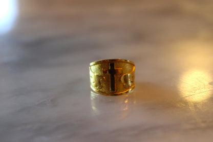 cross wing dohl ring, dol ring, hundredth day baby ring, 돌반지, 백일반지, 1st birthday ring, Korean traditional baby ring, 24k baby ring